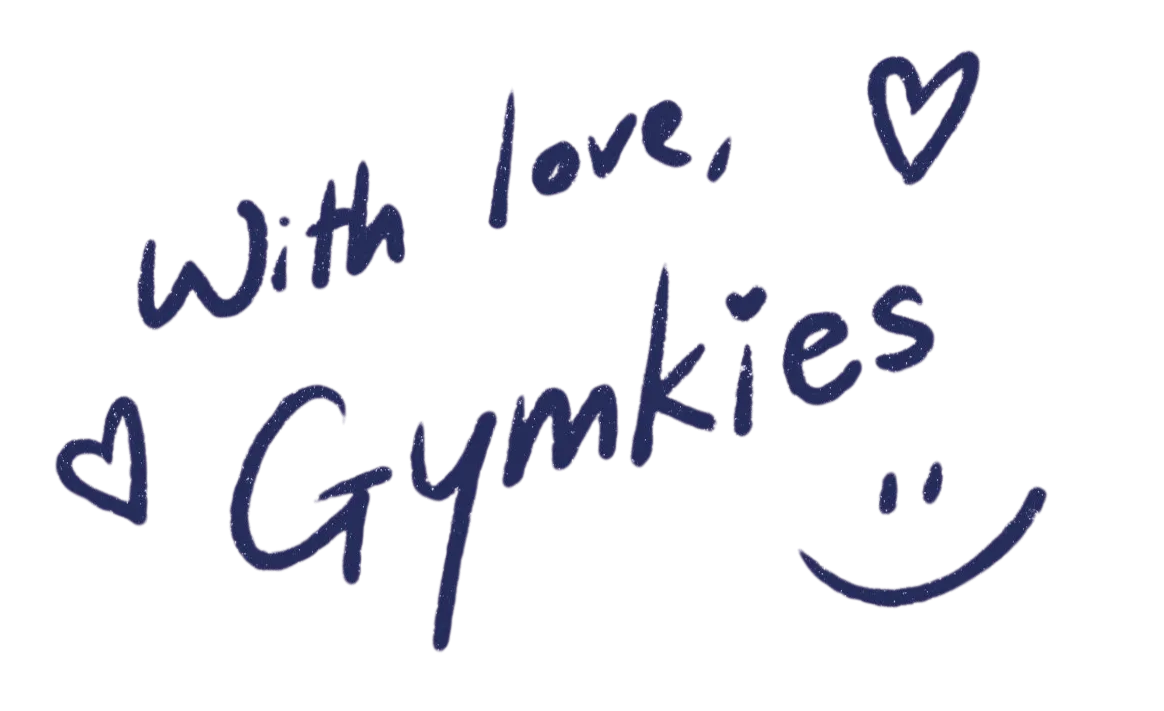 with love, gymkies signature
